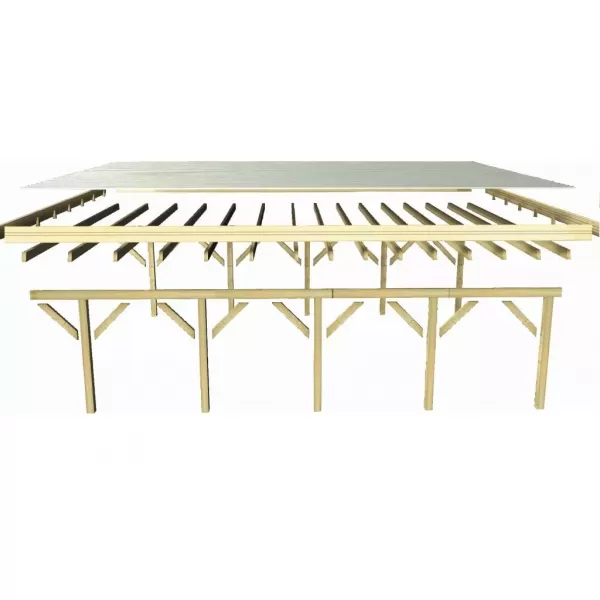 Carport KARIBU CLASSIC 1A 61577 LG3296