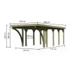 Carport KARIBU CLASSIC 3C 61957 LG3306