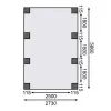 Carport KARIBU CLASSIC 2A 61952 LG3301