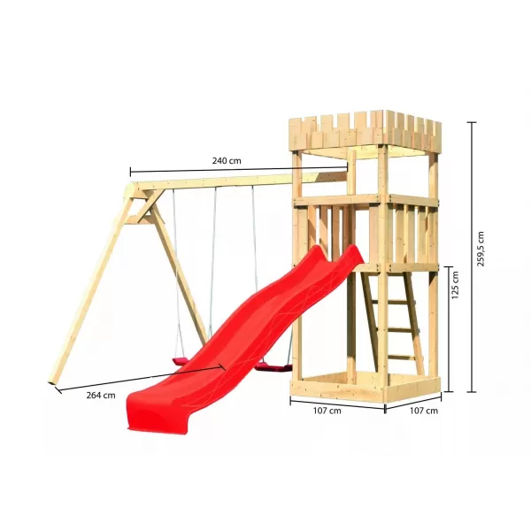 Dětské hřiště KARIBU LÖWENHERZ 20345 LG3320