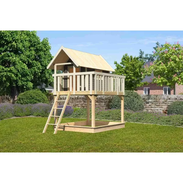 Dětské hřiště KARIBU FIDEL 22351 terragrau LG3344