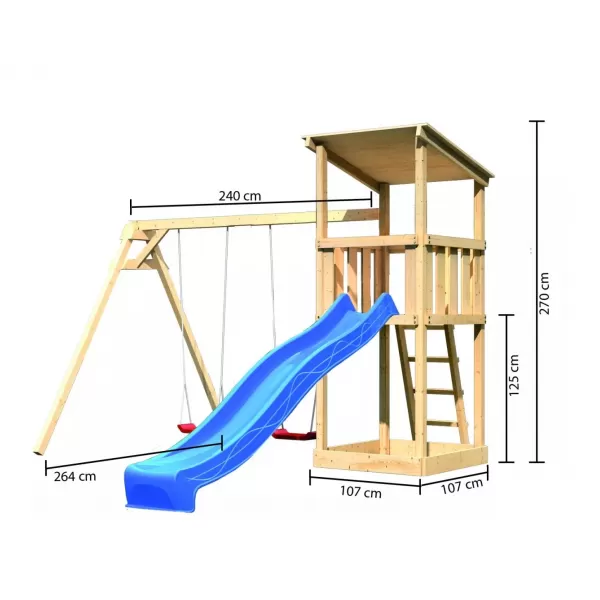 Dětské hřiště KARIBU ANNA 22140 LG3333