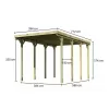 Carport KARIBU CARAVAN 25965 LG3393