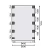 Carport KARIBU CLASSIC 3C 61965 LG3315