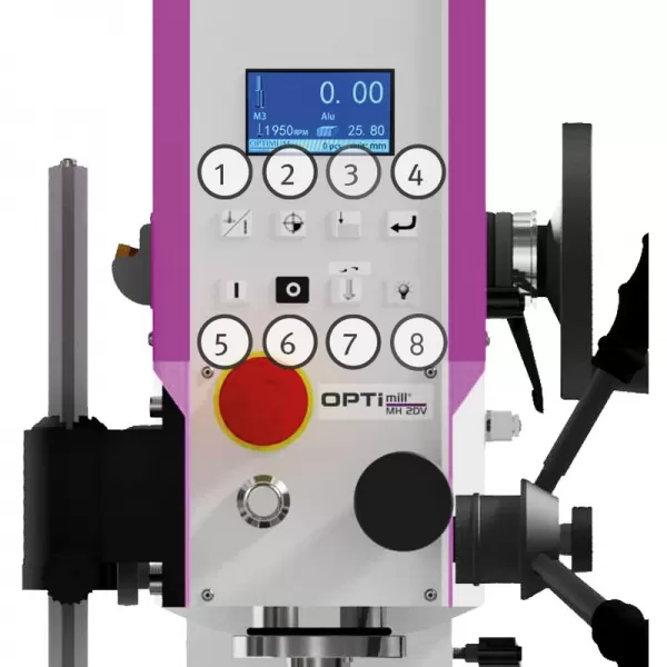 Vrtačko-frézka OPTImill MH 3 DV Optimum 3337130