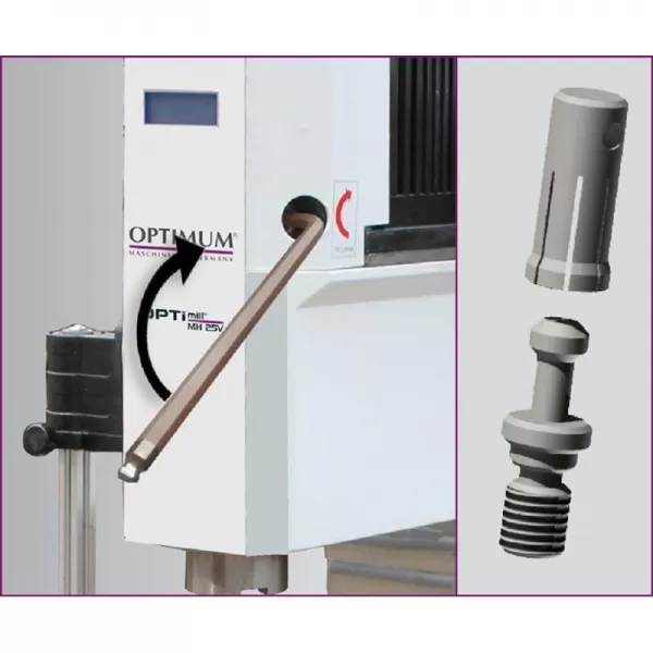 Vrtačko-frézka OPTImill MH 25 V