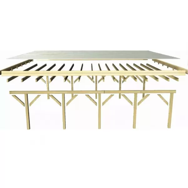 Carport KARIBU CLASSIC 2B 61953 LG3302