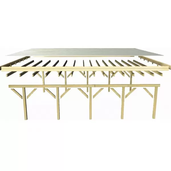 Carport KARIBU CARAVAN 25965 LG3393