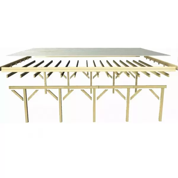 Carport KARIBU CLASSIC 2A 61952 LG3301