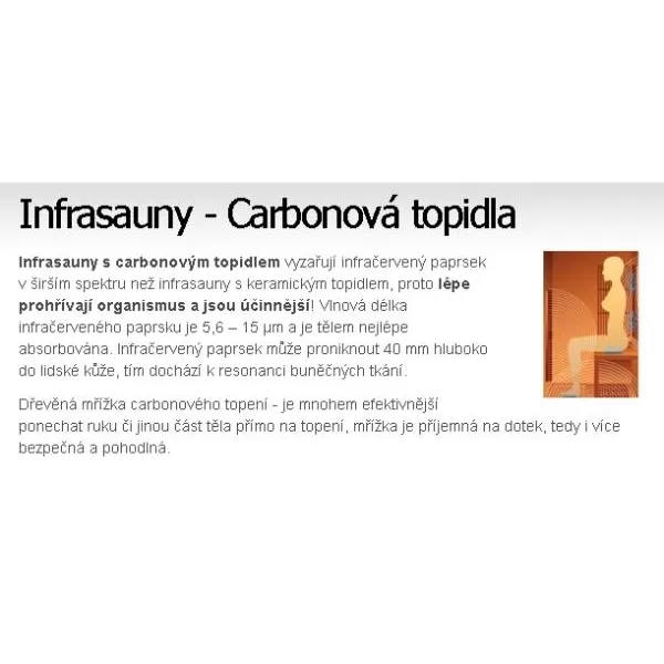 Infrasauna DeLUXE 3300 Carbon
