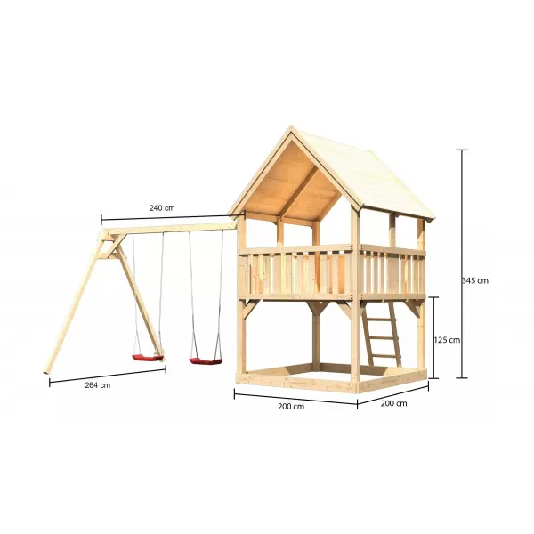 Dětské hřiště KARIBU LUIS 8683 LG3328