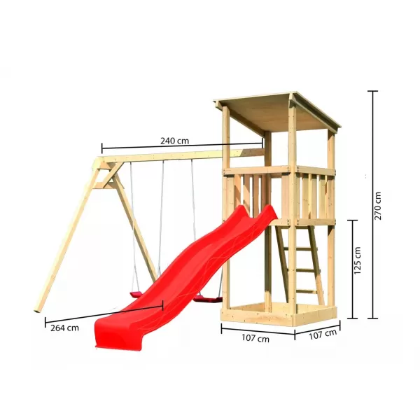 Dětské hřiště KARIBU ANNA 22141 LG3334