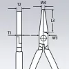Ploché kleště Knipex 33 01 160