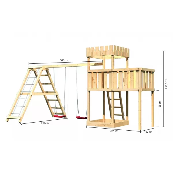 Dětské hřiště KARIBU LÖWENHERZ 20370 LG3324