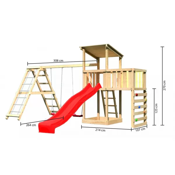 Dětské hřiště KARIBU ANNA 22668 LG3342