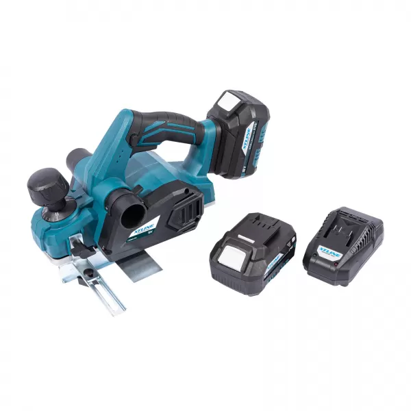 Aku hoblík 18V 2x5,0Ah + nabíječka + box XTline XT102750-2B5B