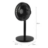 Stojanový ventilátor 2v1- černý DOMO DO8157
