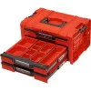Box s organizérem QBRICK PRO Drawer 3 Toolbox 2.0 Expert RED Ultra HD Custom 450x310x244 mm P90708