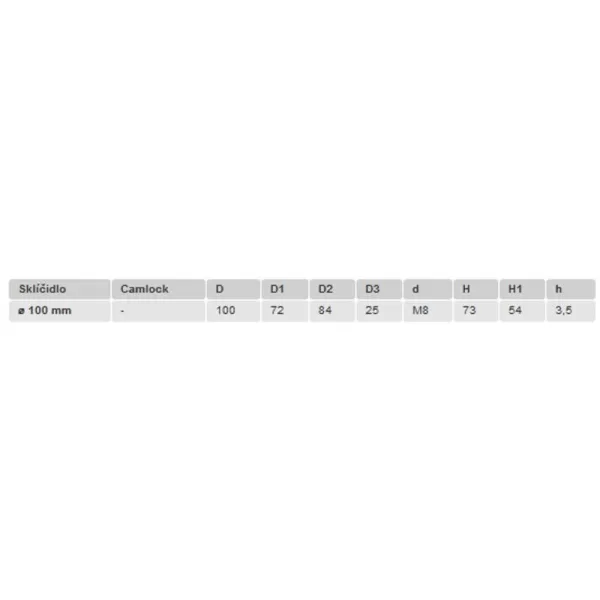 4-čelisťové sklíčidlo s nezávisle stavitelnými čelistmi průměr 100mm OPTIMUM 3442872