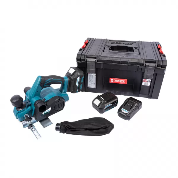 Aku hoblík 18V 2x5,0Ah + nabíječka + box XTline XT102750-2B5B