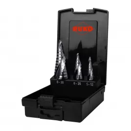 Sada stupňovitých vrtáků s břitem FLOWSTEP RUKO RU101626PRO