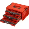 Box s organizérem QBRICK PRO Drawer 3 Toolbox 2.0 Expert RED Ultra HD Custom 450x310x244 mm P90708