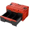 Box plastový s organizérem plastový QBRICK ONE Drawer 2 Plus Toolbox 2.0 Red Ultra HD, 2 zásuvky 587x380x340 mm P90720