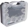Sada vykružovacích bimetalových korunek 14 dílů 19-64 mm, plastový box XTline M24751P