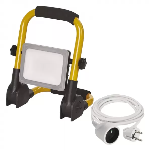 LED reflektor přenosný, neutrální bílá 230V, 21W, 1900lm + prodlužovací kabel 2m EMOS ZS3322A