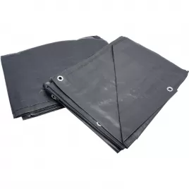 Zakrývací plachta zesílená PE s oky 200g/m2, 10x15 m Xtline P19869