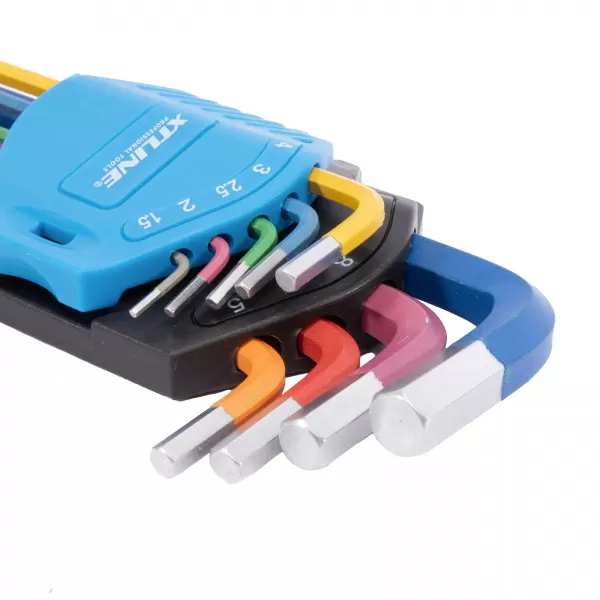 Sada IMBUS klíčů prodloužených s kuličkou 1,5-10 mm, 9 dílů Xtline XT0819