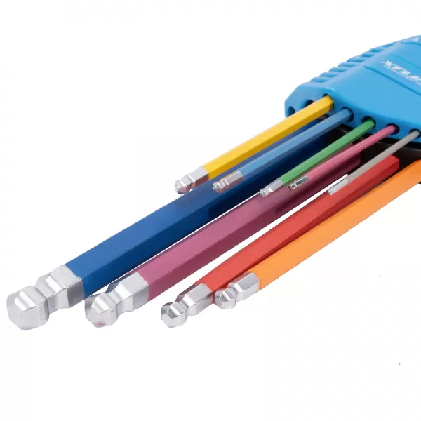 Sada IMBUS klíčů prodloužených s kuličkou 1,5-10 mm, 9 dílů Xtline XT0819