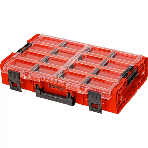 Organizér plastový QBRICK ONE Organizer XL 2.0 Long Bin Red Ultra 582x387x131 mm P90730