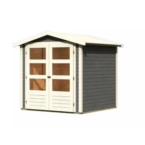 Dřevěný domek KARIBU AMBERG 2 (9221) terragrau LG3503