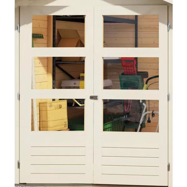 Dřevěný domek KARIBU AMBERG 4 (9223) terragrau LG3507