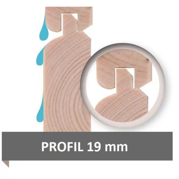 Dřevěný domek KARIBU AMBERG 2 (9221) terragrau LG3503