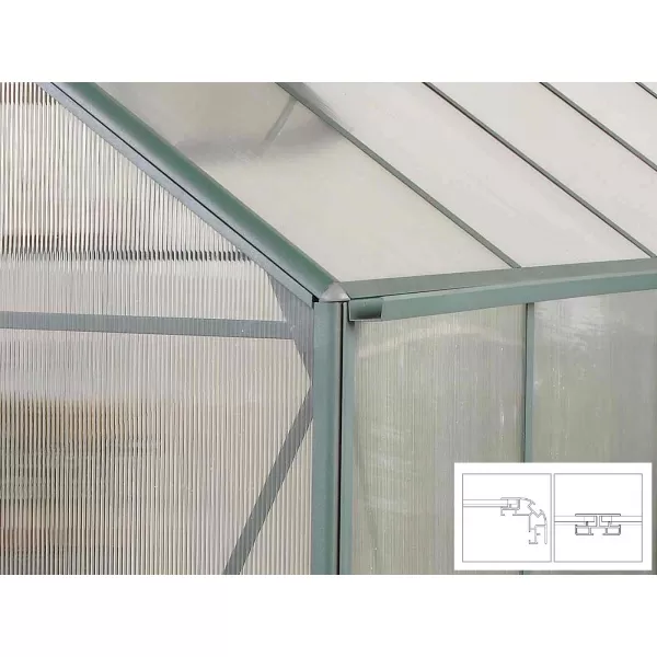 Skleník VITAVIA TRITON 5000 PC 4 mm stříbrný LG3669