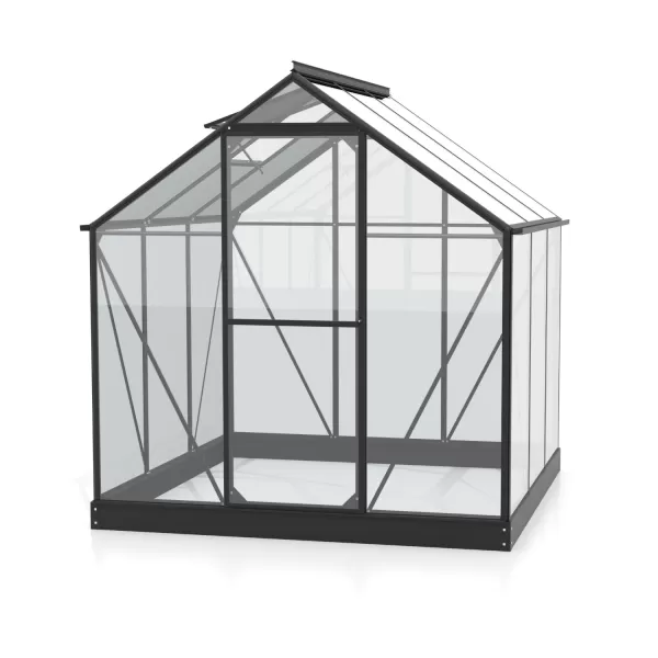 Skleník VITAVIA TRITON 3800 čiré sklo 3 mm černý LG3661