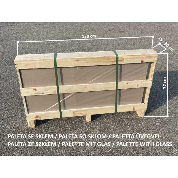 Skleník VITAVIA TRITON 3800 čiré sklo 3 mm stříbrný LG3663