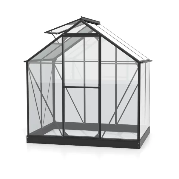 Skleník VITAVIA TRITON 2500 čiré sklo 3 mm černý LG3651