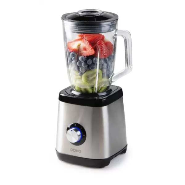 Stolní mixér se skleněnou nádobou DOMO DO1133BL