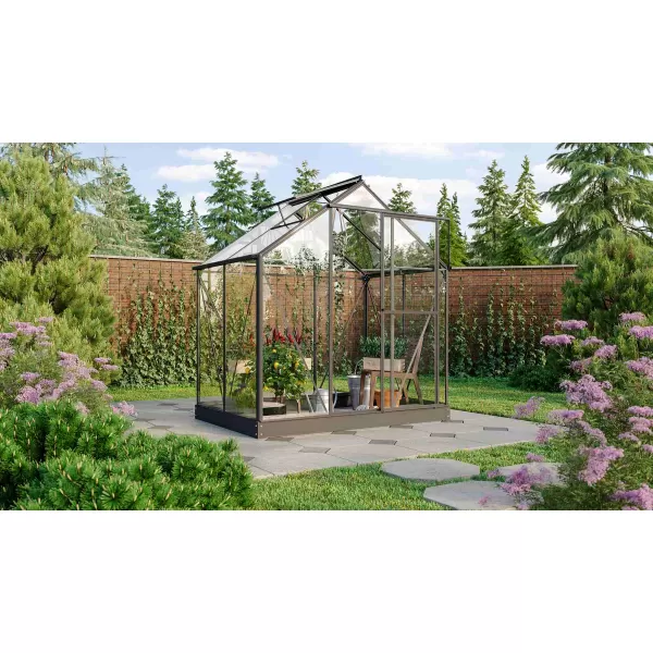 Skleník VITAVIA TRITON 2500 čiré sklo 3 mm černý LG3651