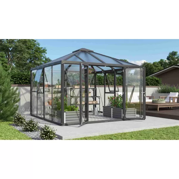Zahradní skleník VITAVIA FORTUNA černý LG3723