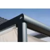 Hliníková pergola SKYLUX CLIMALUX 5,0 x 3,0 m antracit + čirý PC LG2222