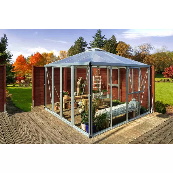 Zahradní skleník VITAVIA FORTUNA stříbrný LG3725