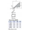 Elektrická ohýbačka plechu Metallkraft MSBM 2020-25