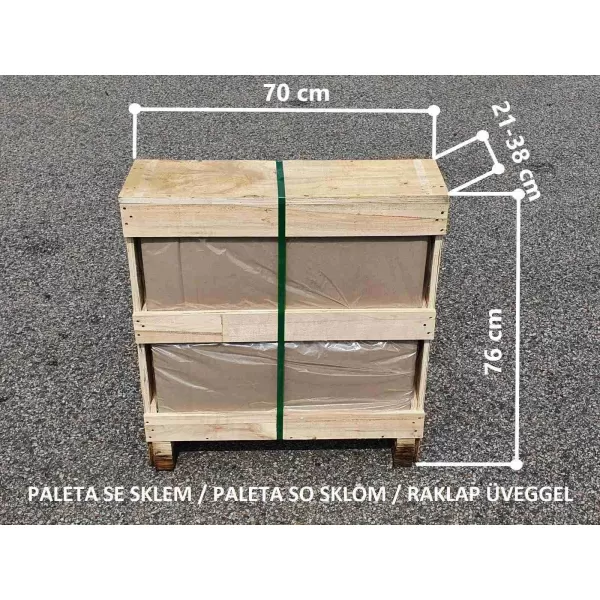 Skleník VITAVIA ZEUS COMFORT 10000 sklo 3 mm + PC 10 mm černý LG3711