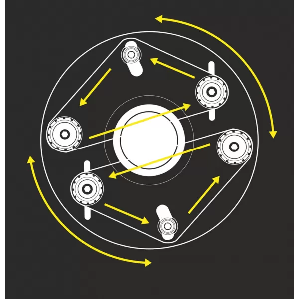Bruska na trubky Metallkraft RSM 114