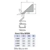 Elektrická ohýbačka plechu Metallkraft MSBM 1520-30