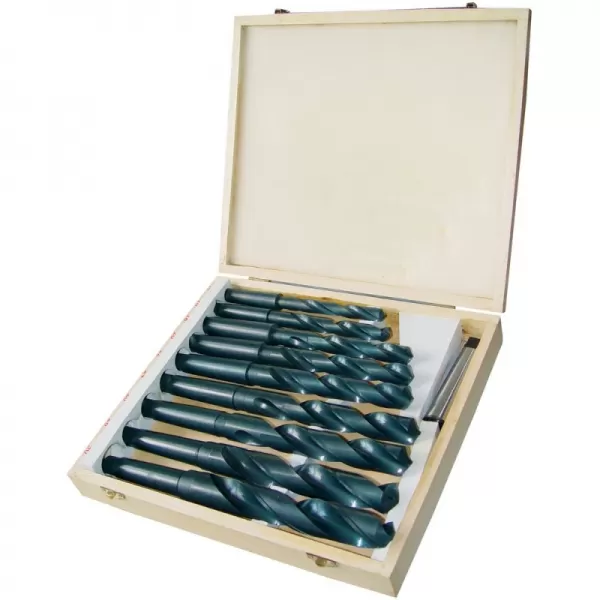 Vrtáky HSS se stopkou MK 2, 8-dílná sada Güde 38327